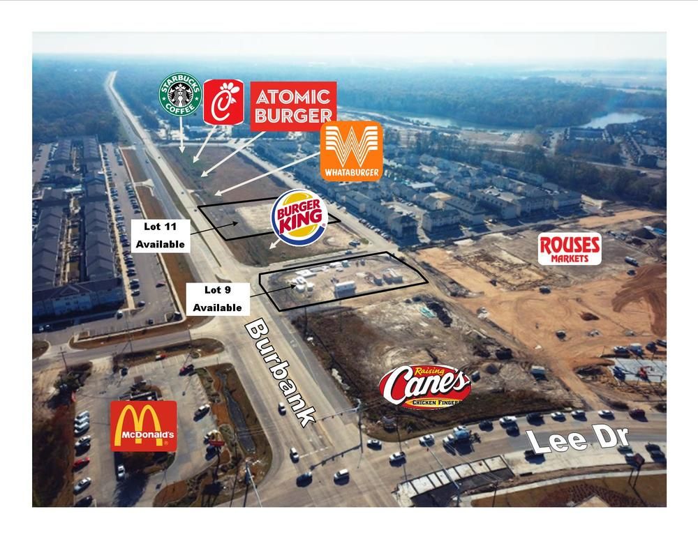 Arlington Marketplace Pad Sites - Burbank Dr: Burbank Dr, Baton Rouge, LA 70820
